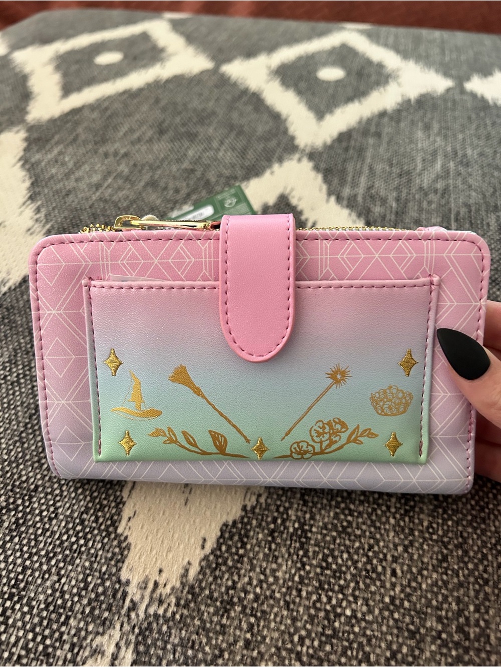 NWT Loungefly Wicked Mint & Pink Wallet - Picture 3 of 7